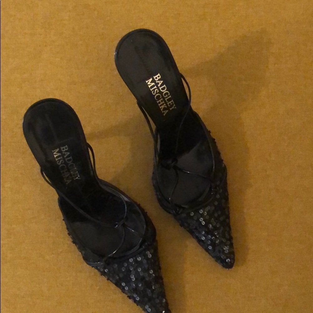 Badgley Mischka Evening Slippers